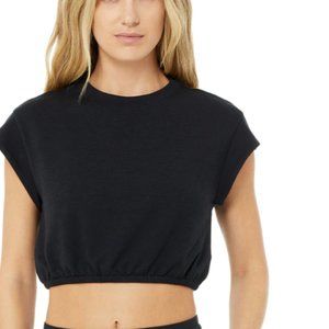 Alo DREAMY CROP SHORT SLEEVE (M)